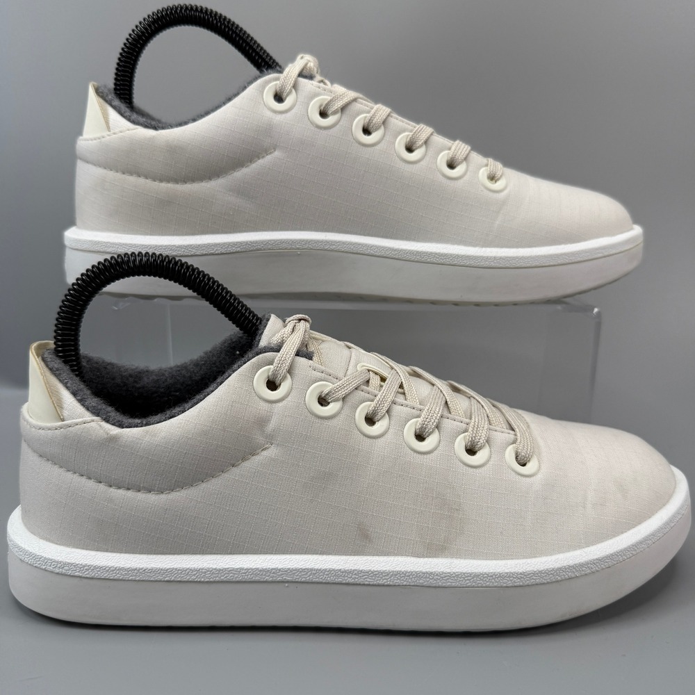 Allbirds Wool Loungers Woven Womens 7 Comfort Sneakers Natural White Low Lace Up